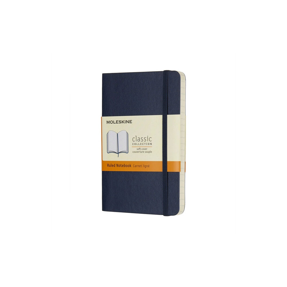 Moleskine Moleskine Sapphire Blue Pocket Ruled Notebook Soft