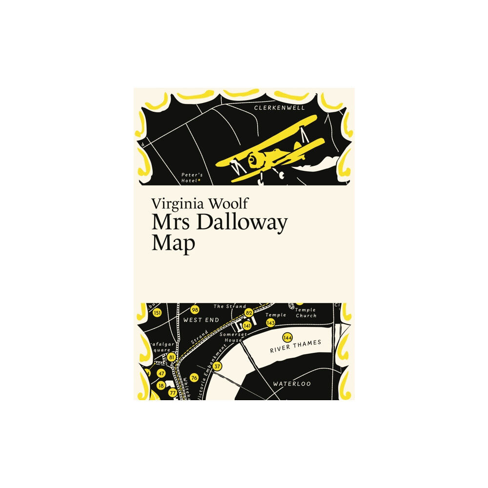 Paris Grafik Virginia Woolf, Mrs Dalloway Map