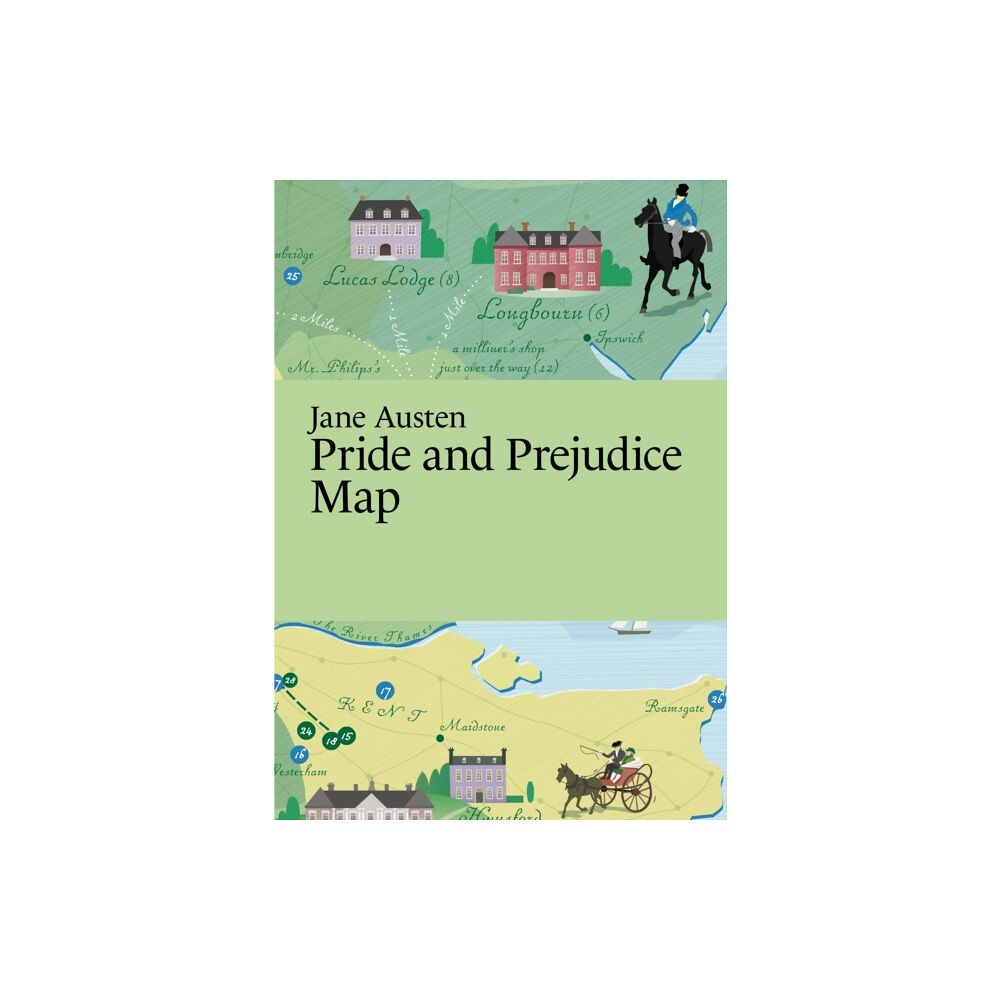Paris Grafik Jane Austen, Pride and Prejudice Map