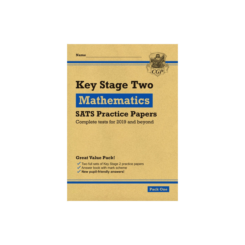 Coordination Group Publications Ltd (CGP) KS2 Maths Year 6 SATS Practice Papers: Pack 1 - for the 2026 tests (with free Online Extras)