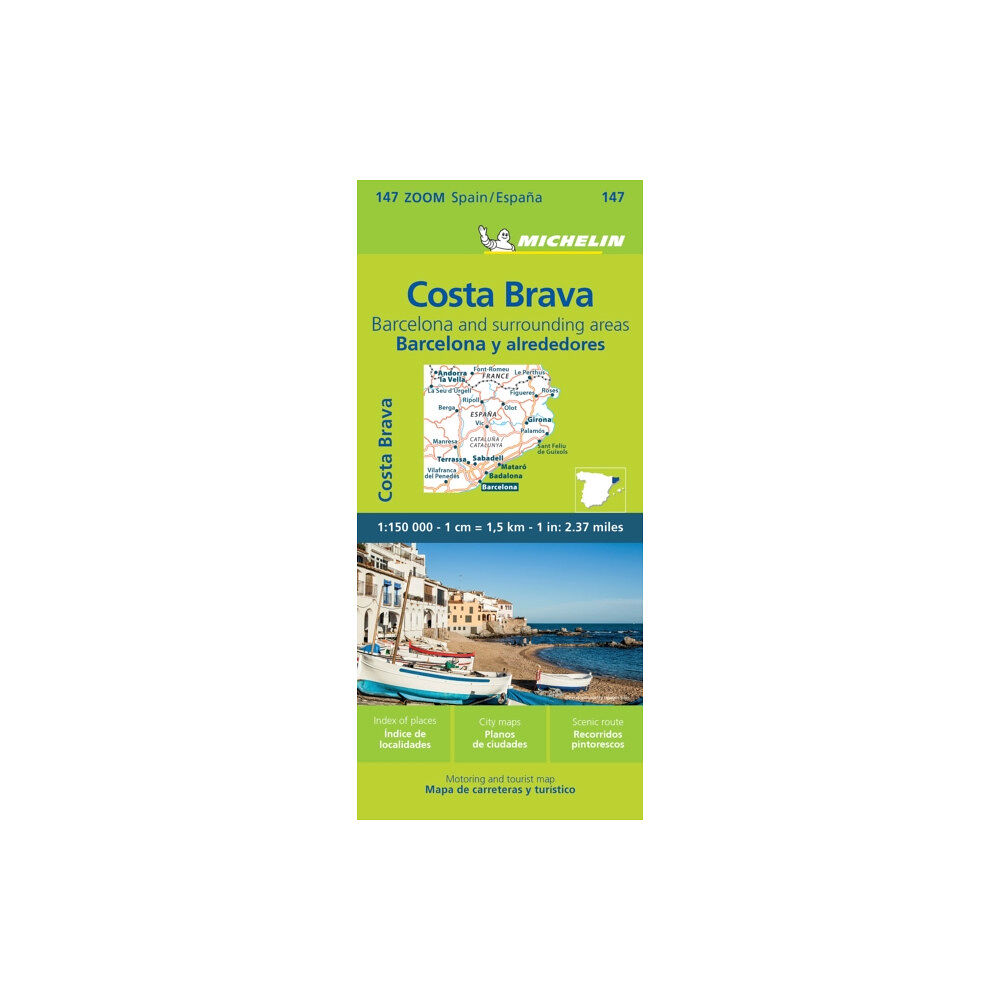 Michelin Editions Des Voyages Barcelona y Alrededores Costa Brava - Zoom Map 147