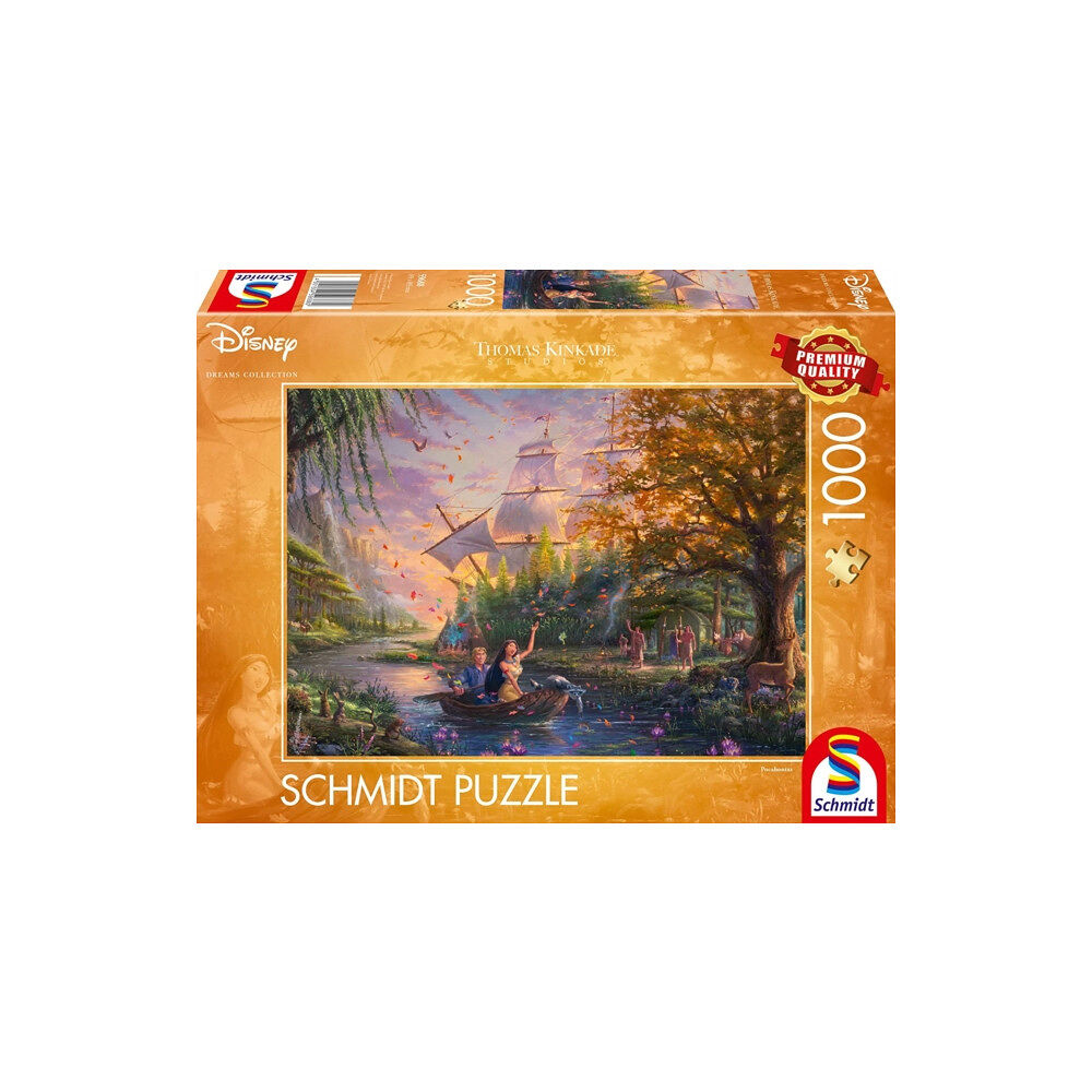 Asmodee Disney Dreams Collection - Pocahontas by Thomas Kinkade 1000 Piece Schmidt Puzzle