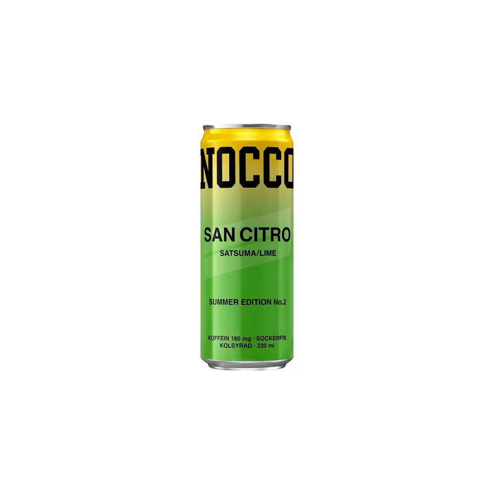 Nocco Nocco San Citro Satsuma/lime Energidryck 33 cl