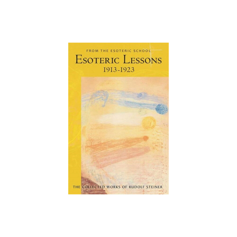 Anthroposophic Press Inc Esoteric Lessons (häftad, eng)