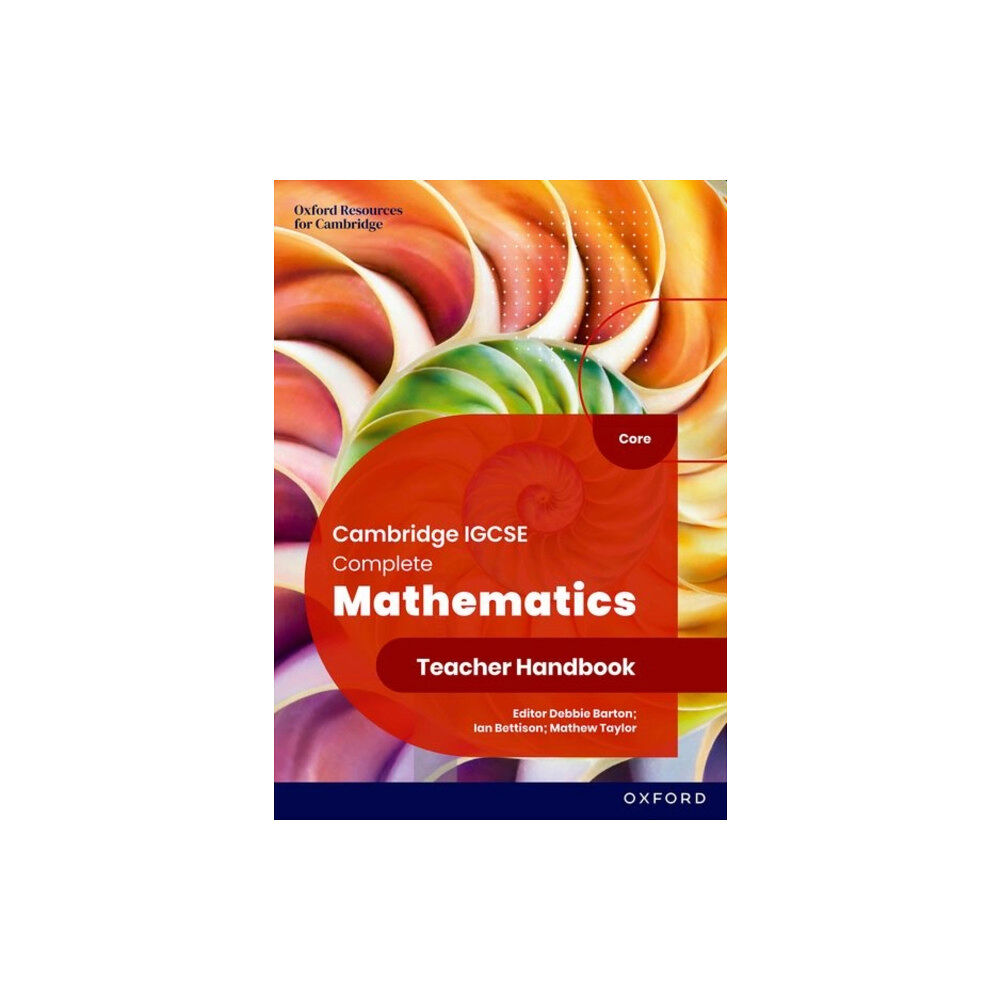 Oxford University Press Cambridge IGCSE Complete Mathematics Core: Teacher Handbook Sixth Edition (häftad, eng)