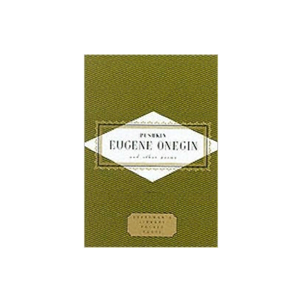 Everyman Pushkin Eugene Onegin And Other Poems (inbunden, eng)