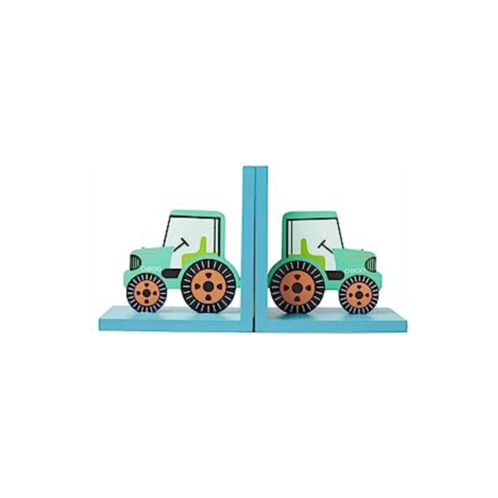 SASS & BELLE Sass & Belle Green Tractor Bookends