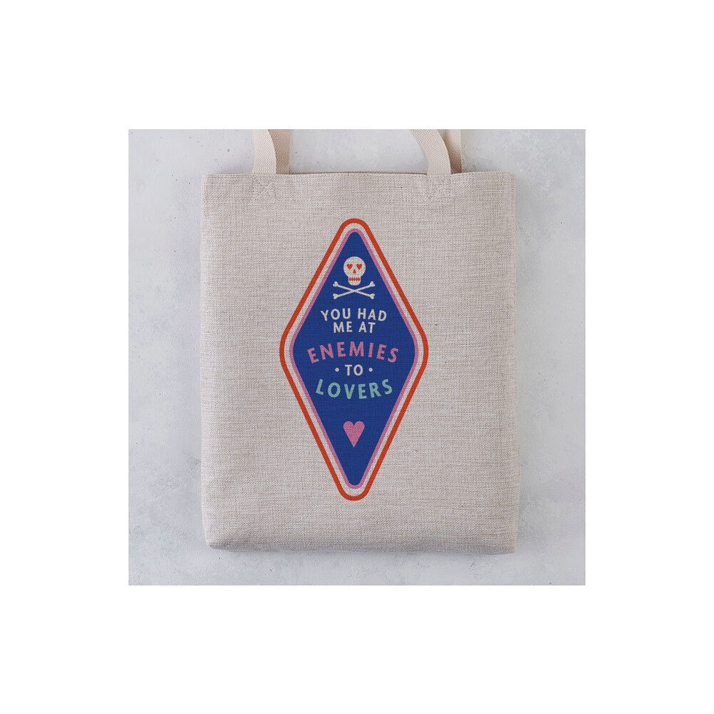 BOOKISHLY You Had Me At Enemies To Lovers Tote Bag