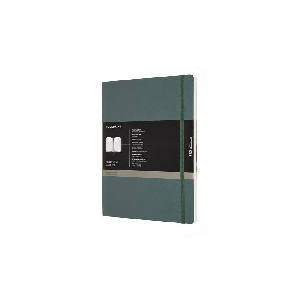 Moleskine Pro Notebook XL Soft Forest Green