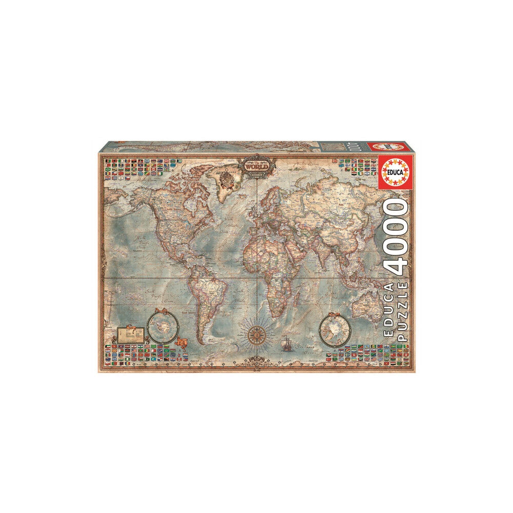 Paul Lamond Games Historical World Map 4000pc Puzzle