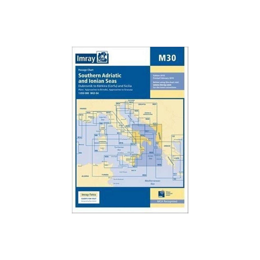 Imray, Laurie, Norie & Wilson Ltd M30 Southern Adriatic and Ionian Seas