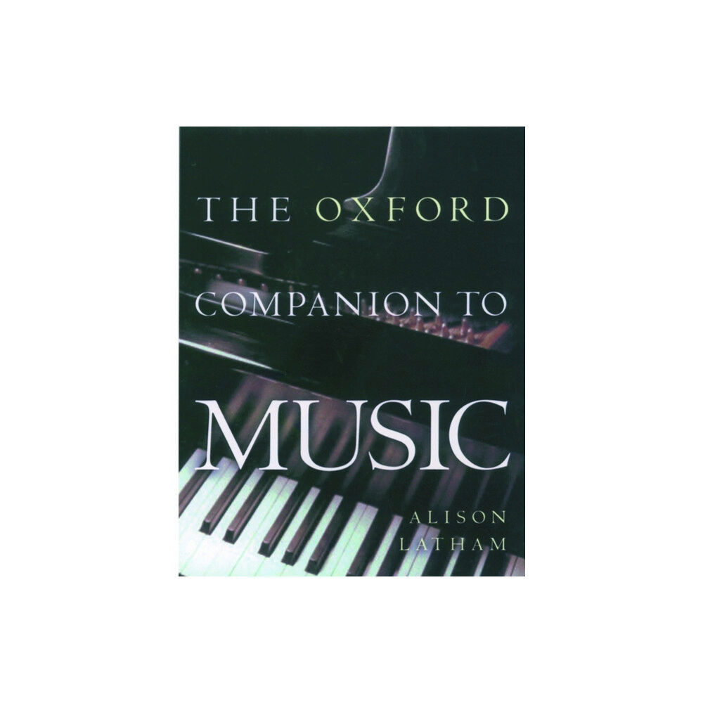 Oxford University Press The Oxford Companion to Music (inbunden, eng)