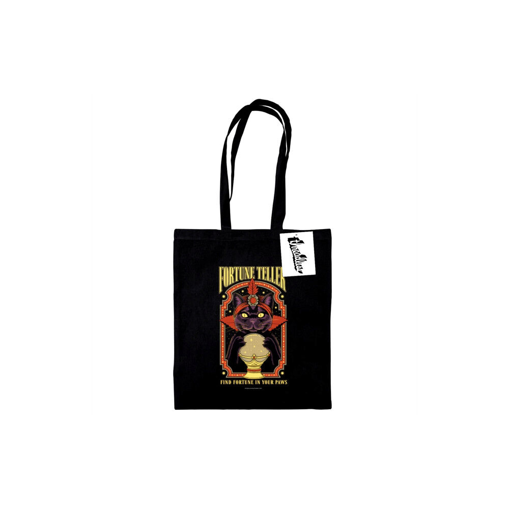 Pyramid International Thiago Correa (Fortune Teller) Black Tote Bag