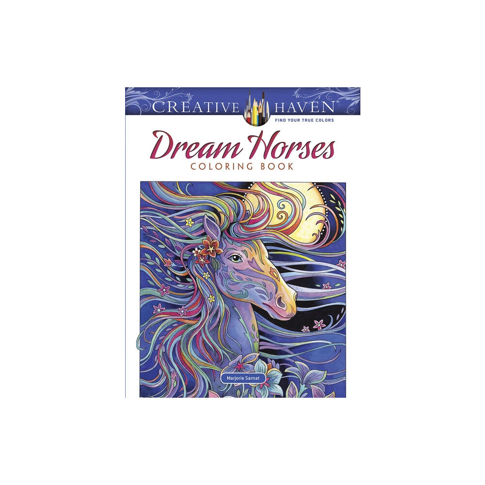 Dover publications inc. Creative Haven Dream Horses Coloring Book (häftad, eng)