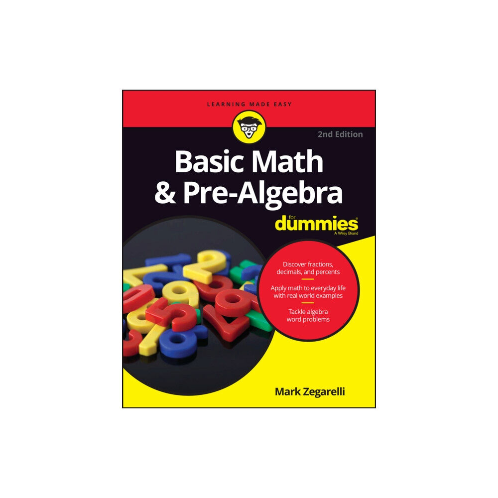 John Wiley & Sons Inc Basic Math & Pre-Algebra For Dummies (häftad, eng)