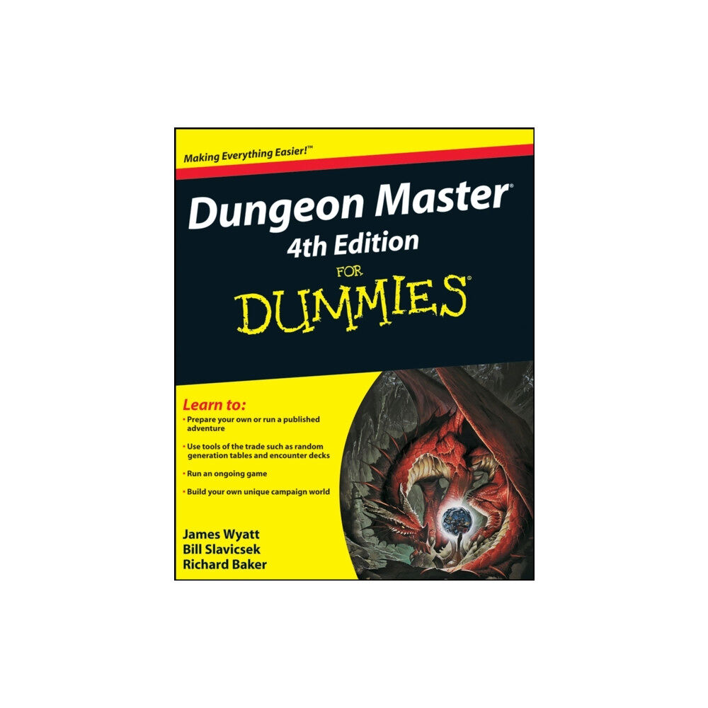 John Wiley & Sons Inc Dungeon Master For Dummies (häftad, eng)