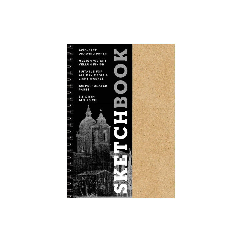 Union Square & Co. Sketchbook 5.5 x 8" Kraft Spiral Hardcover Mixed Media Sketchbook for Drawing (bok, spiral, eng)