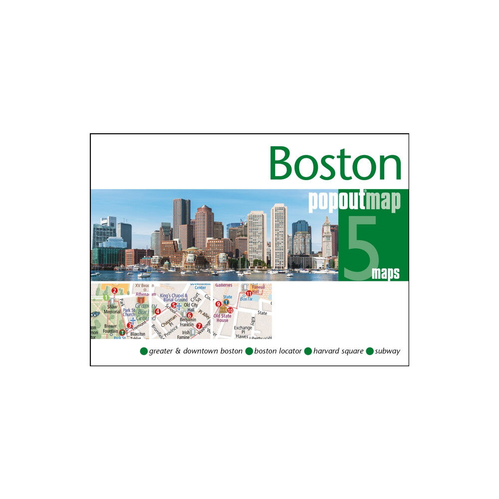 Heartwood Publishing Boston PopOut Map