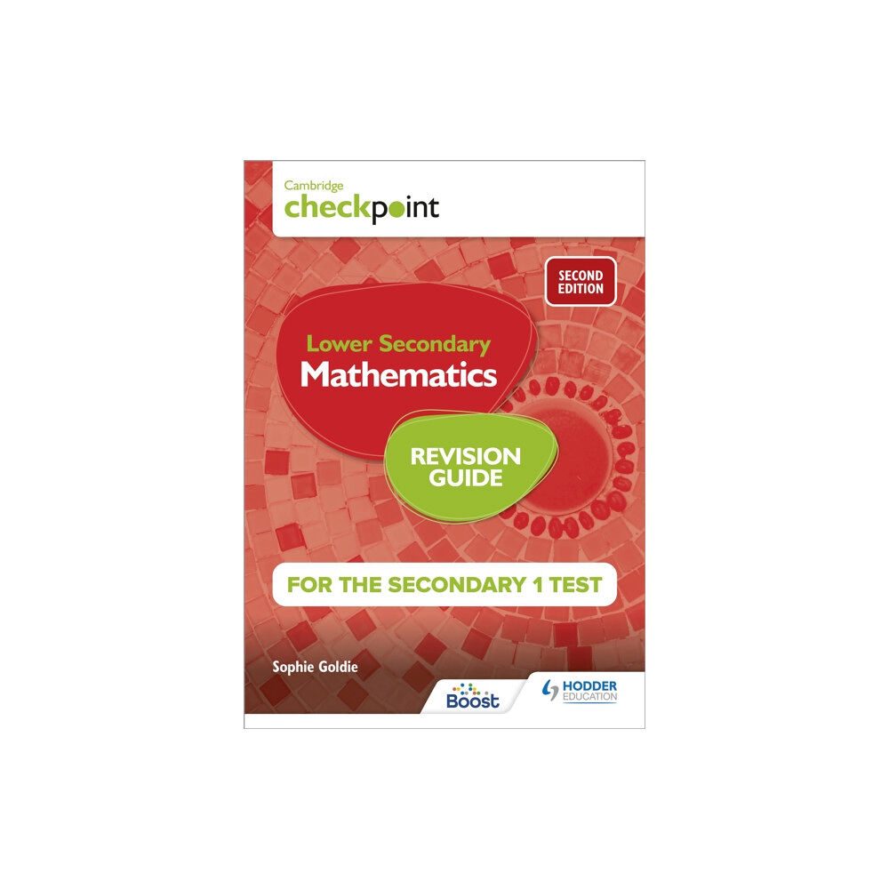 Hachette Learning Cambridge Checkpoint Lower Secondary Mathematics Revision Guide for the Secondary 1 Test 2nd edition (häftad, eng)
