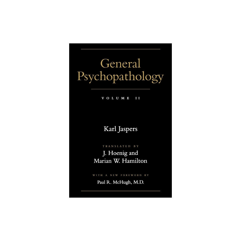 Johns Hopkins University Press General Psychopathology (häftad, eng)
