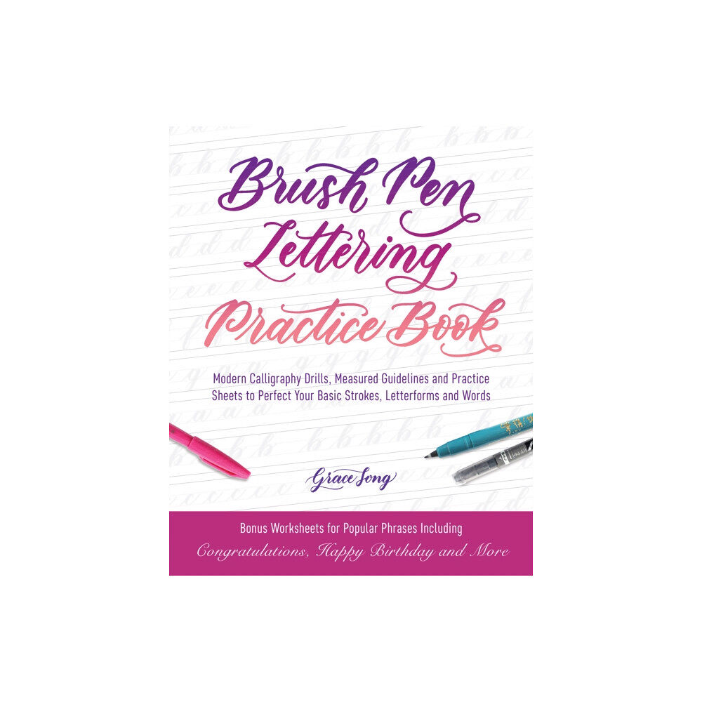 Ulysses Press Brush Pen Lettering Practice Book (häftad, eng)