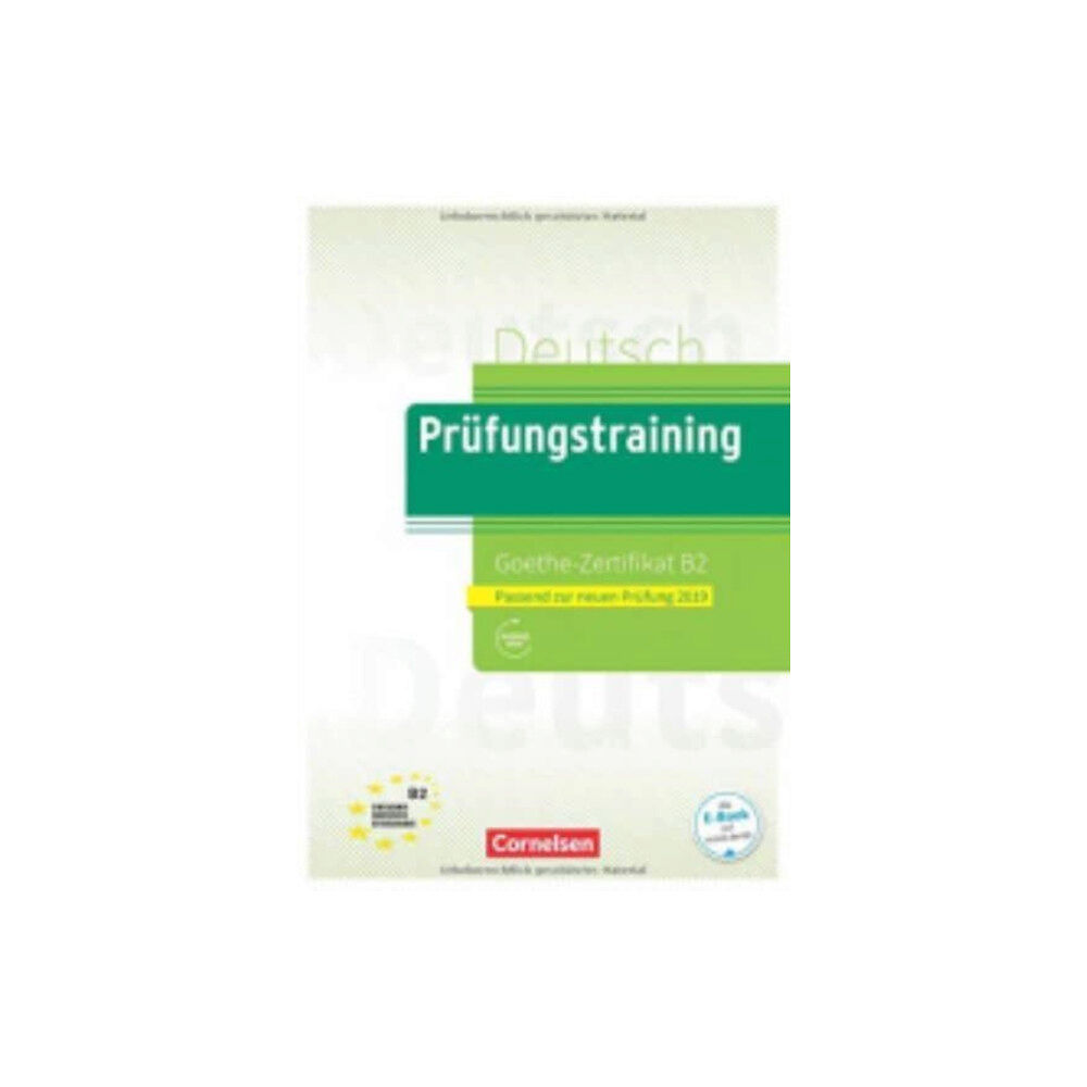 Cornelsen Verlag GmbH & Co Prufungstraining DaF B2 Goethe-Zertifikat B2 - Neubearbeitung (häftad, ger)