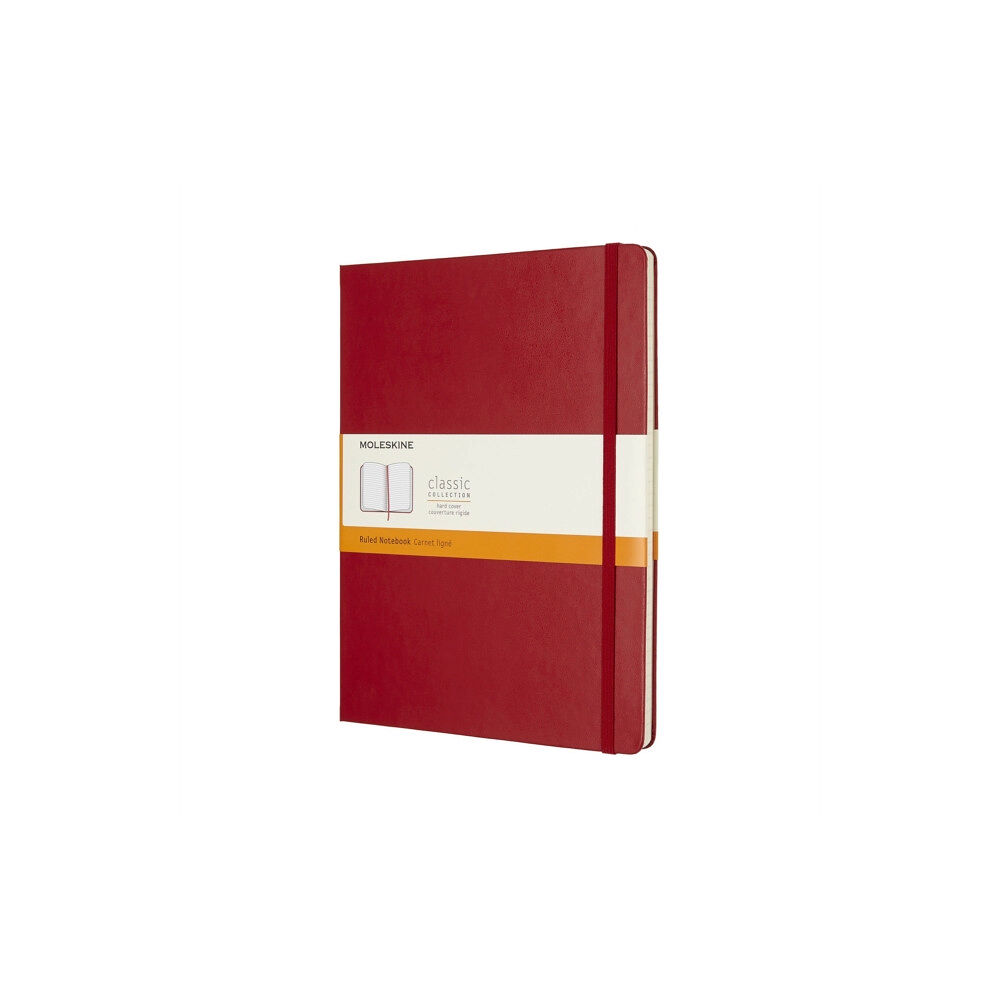 Moleskine Moleskine Scarlet Red Extra Large Ruled Notebook Hard