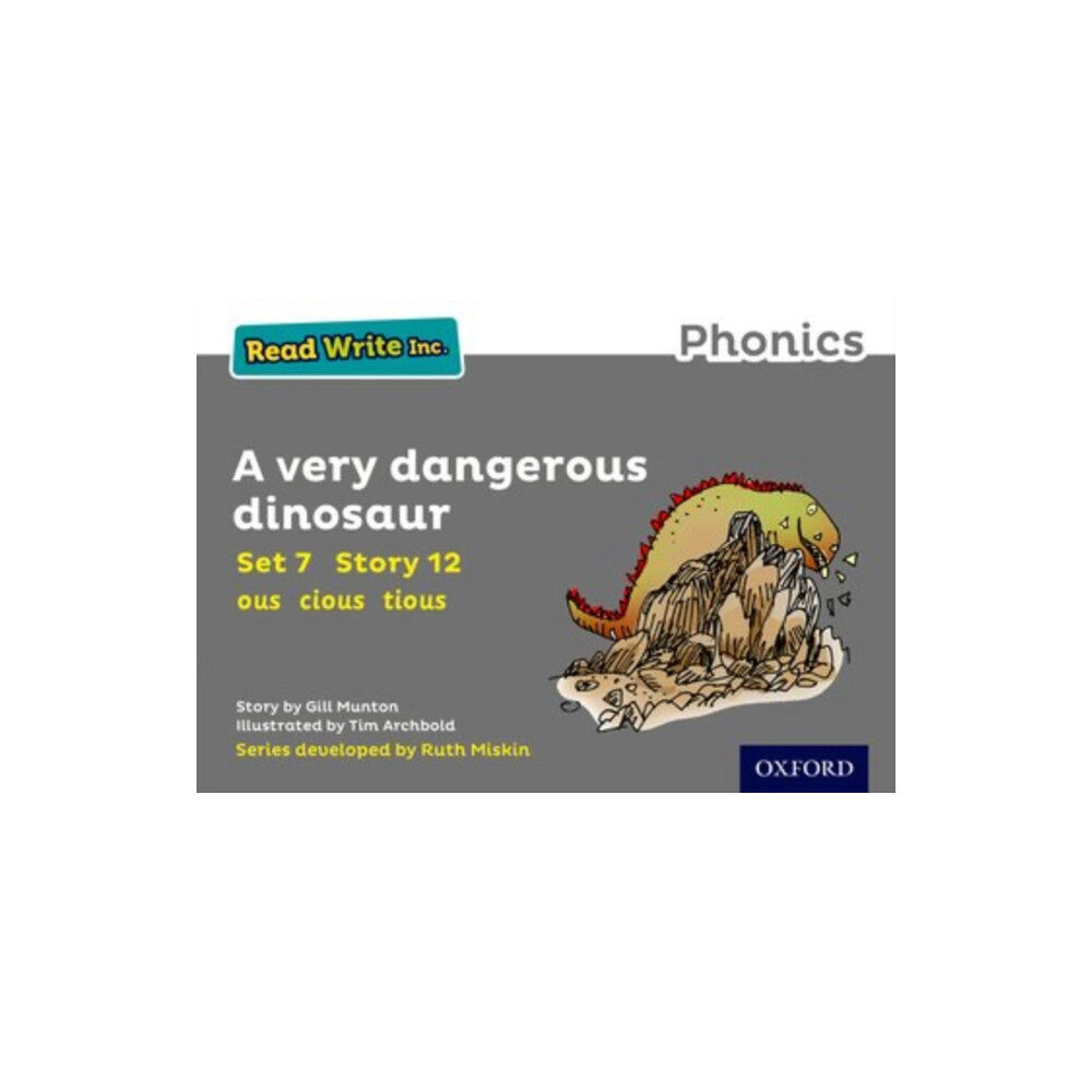 Oxford University Press Read Write Inc. Phonics: A Very Dangerous Dinosaur (Grey Set 7 Storybook 12) (häftad, eng)