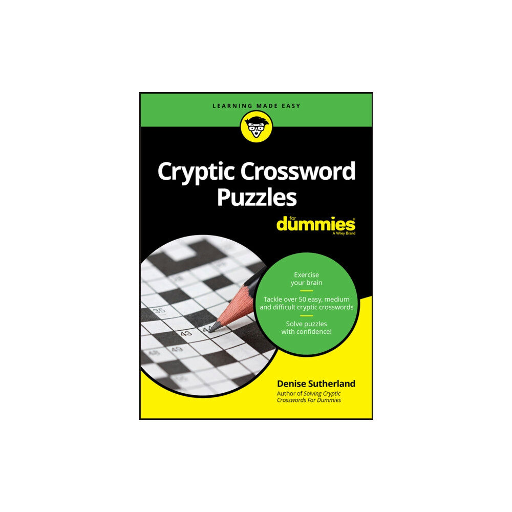 John Wiley & Sons Australia Ltd Cryptic Crossword Puzzles For Dummies (häftad, eng)