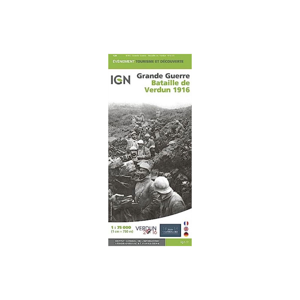 Institut Geographique National Bataille de Verdun - 1916