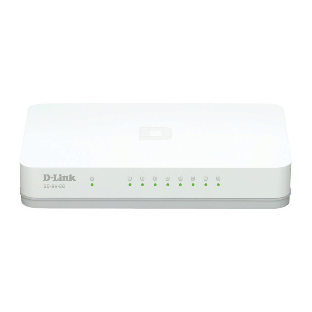 D-Link D-Link GO-SW-8GE - switch - 8 portar - ohanterad