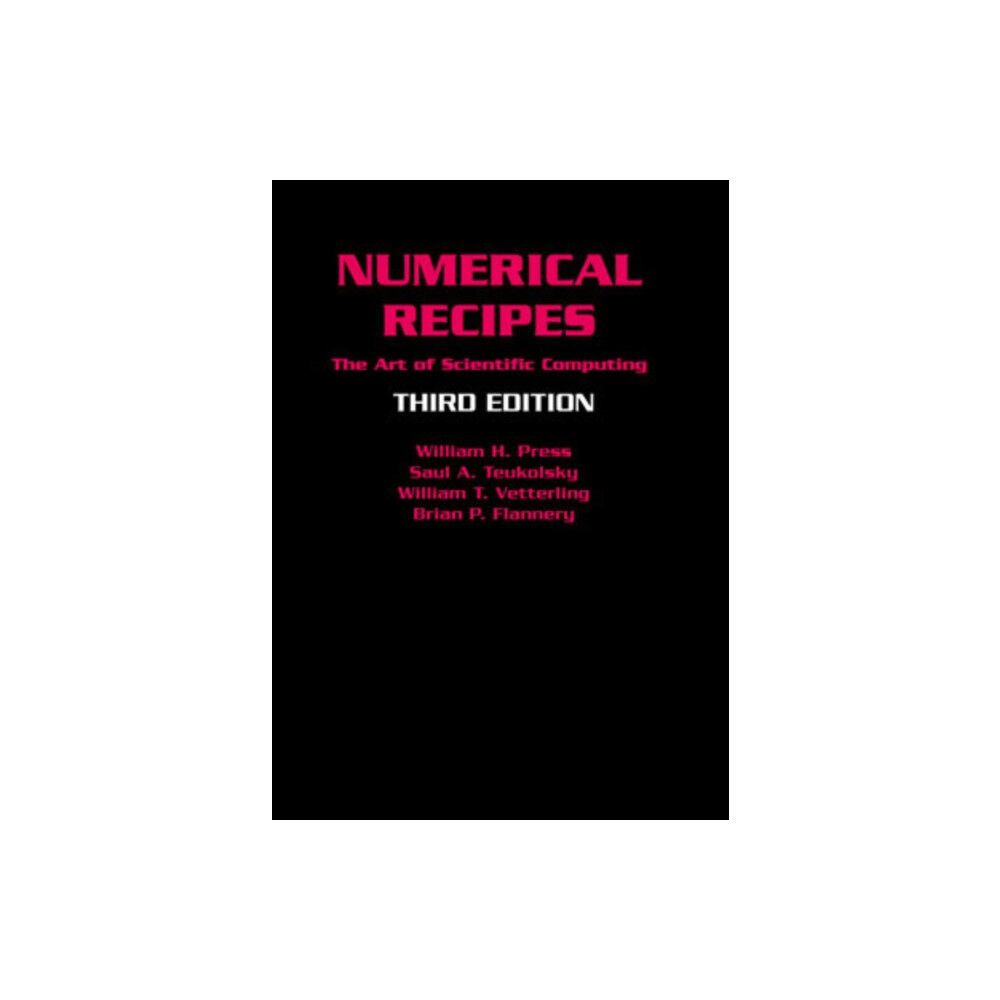 Cambridge University Press Numerical Recipes 3rd Edition (inbunden, eng)