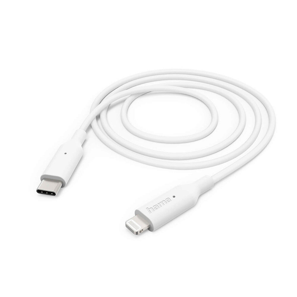 Hama Charging Cable USB-C to Lightning 1.0m White