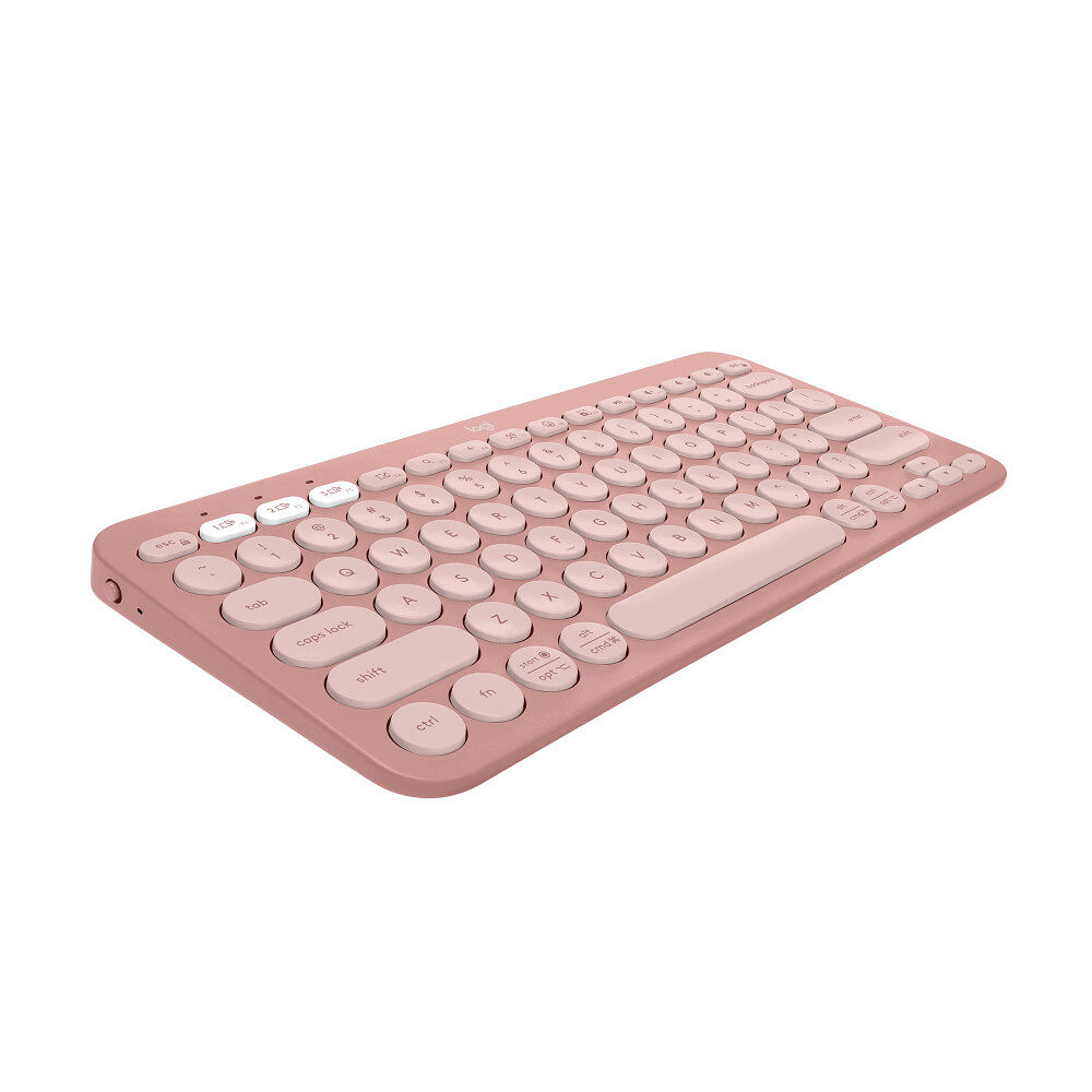 Logitech Logitech Pebble Keys 2 K380s - tangentbord - QWERTY - USA, internationellt - tonal rose Inmatningsenhet