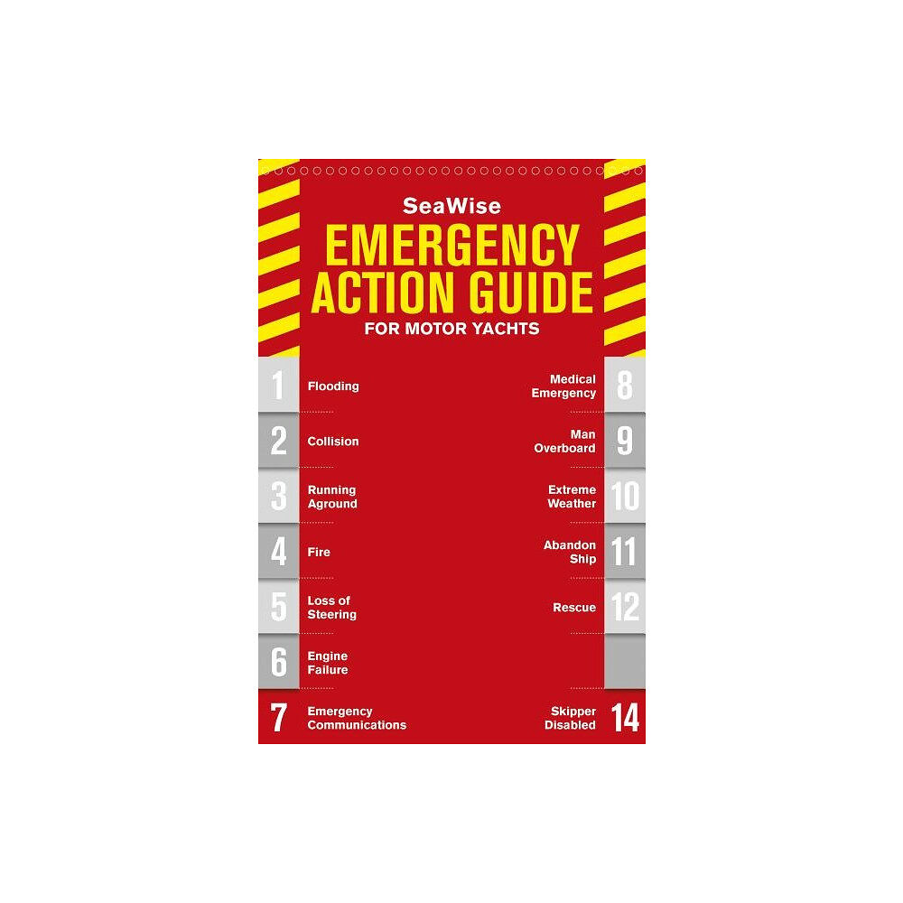 Schiffer Publishing Seawise Emergency Action Guide And Safety Checklists For Mot (bok, spiral, eng)