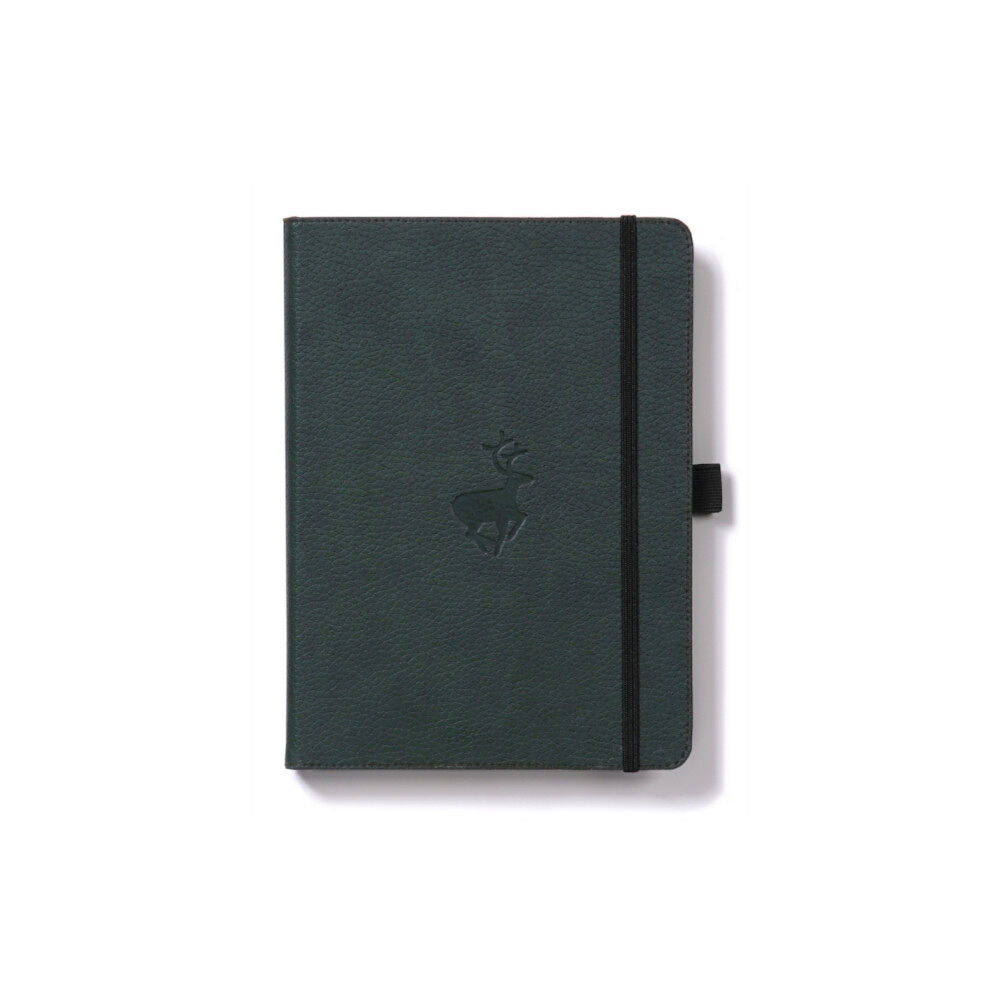 DINGBATS Dingbats A4+ Wildlife Green Deer Notebook - Dotted