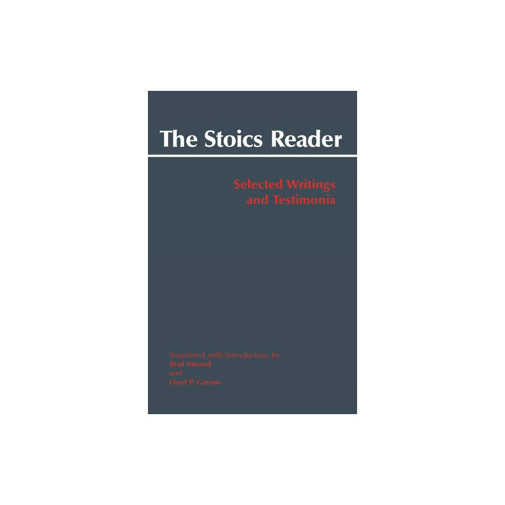 Hackett Publishing Co, Inc The Stoics Reader (häftad, eng)