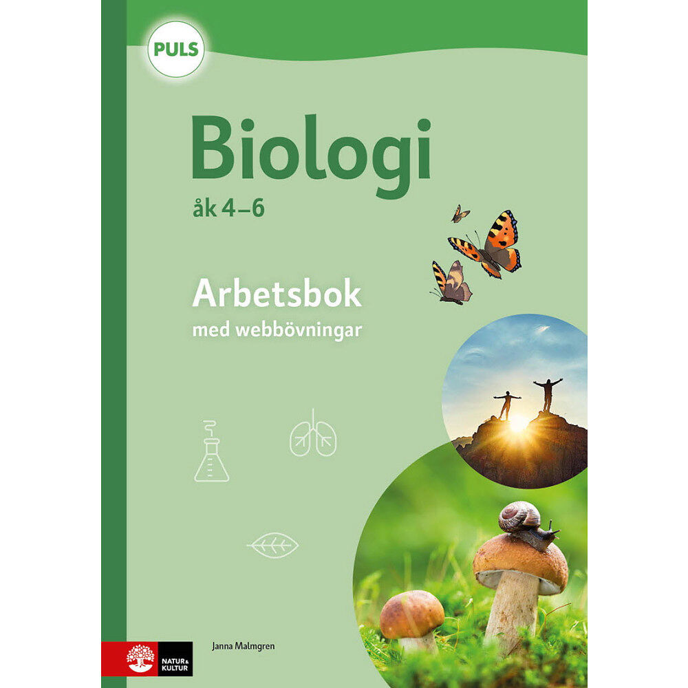 Janna Malmgren PULS Biologi 4-6 Arbetsbok med elevwebb, fjärde upplagan (häftad)