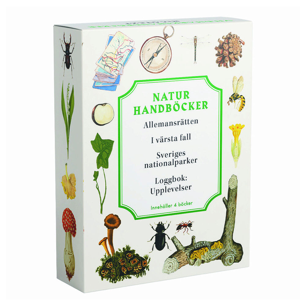 Nicotext Naturhandböcker : allemansrätten, i värsta fall, Sveriges nationalparker, Loggbok: upplevelser (häftad)