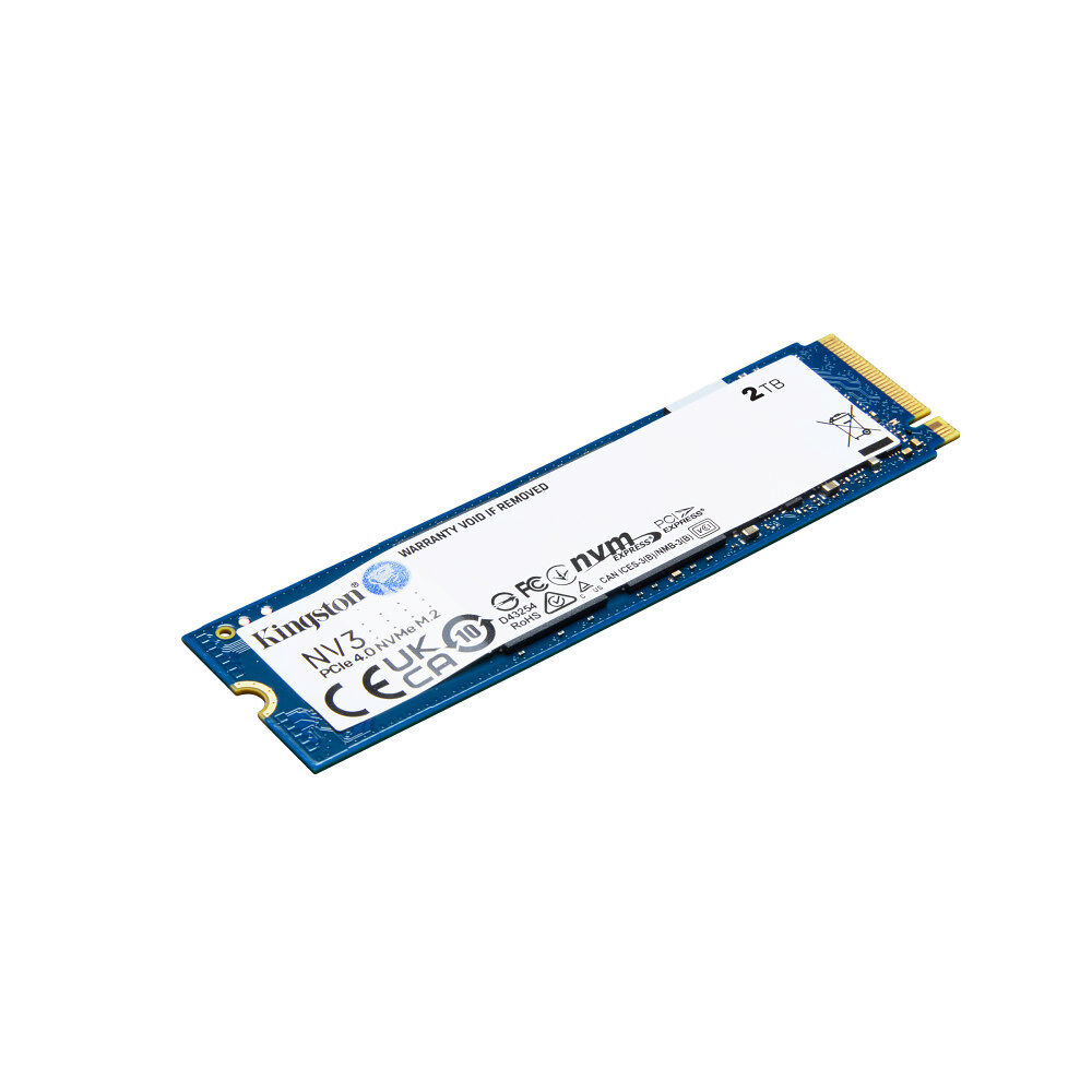 Kingston Technology Kingston NV3 - SSD - 2 TB - PCIe 4.0 x4 (NVMe)
