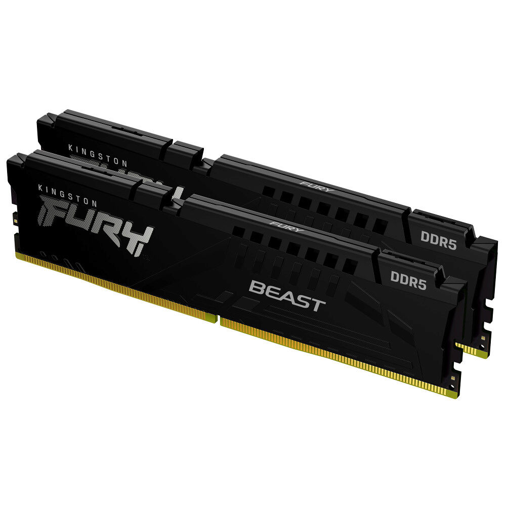 Kingston Technology Kingston FURY Beast - DDR5 - sats - 64 GB: 2 x 32 GB - DIMM 288-pin / PC5-48000 - ej buffrad