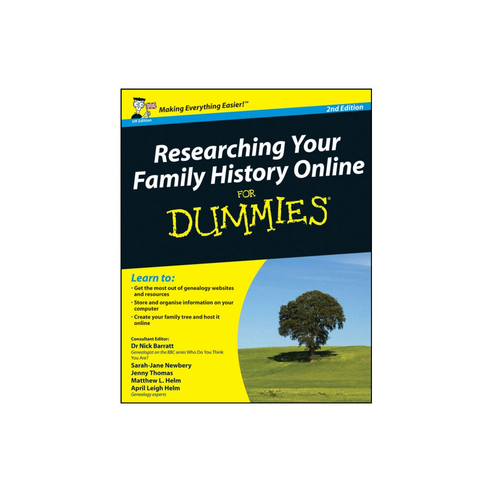John Wiley & Sons Inc Researching Your Family History Online For Dummies, UK Edition (häftad, eng)