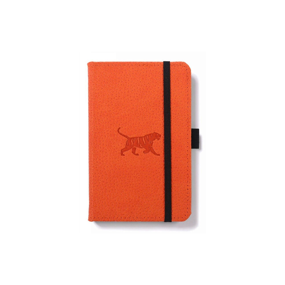 DINGBATS Dingbats A6 Pocket Wildlife Orange Tiger Notebook - Graphed