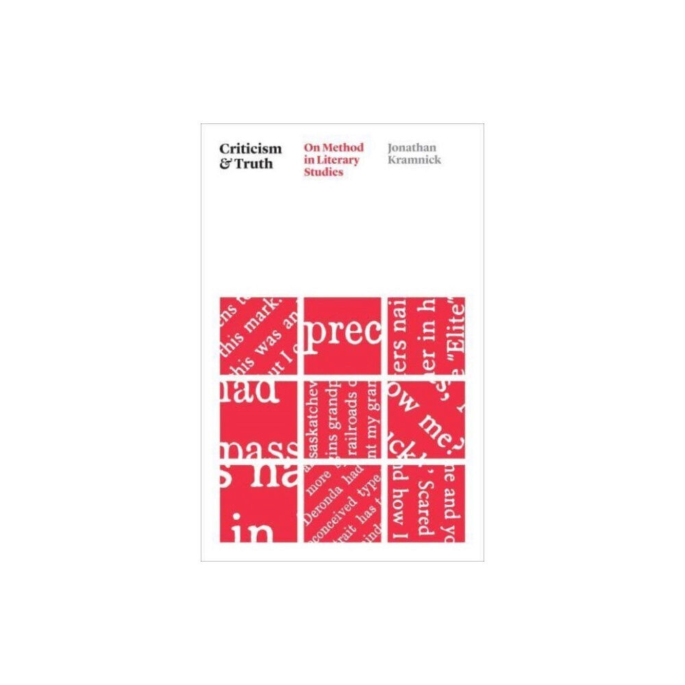 The university of chicago press Criticism and Truth (häftad, eng)