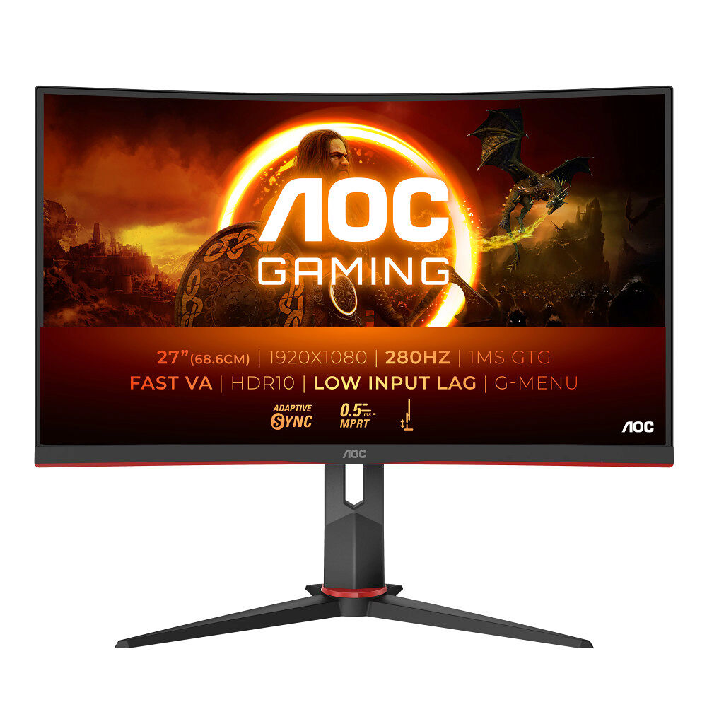 AOC AOC Gaming C27G2Z3/BK - LED-skärm - böjd - Full HD (1080p) - 27" - HDR