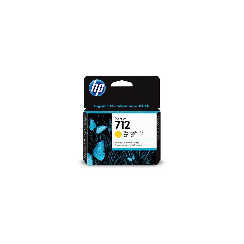 HP Bläckpatron HP 3ED69A 712 gul