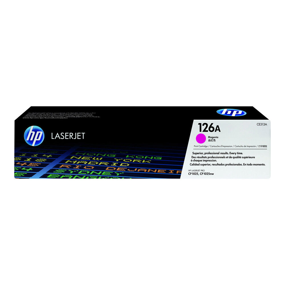 Hewlett-Packard HP 126A - magenta - original - LaserJet - tonerkassett (CE313A)