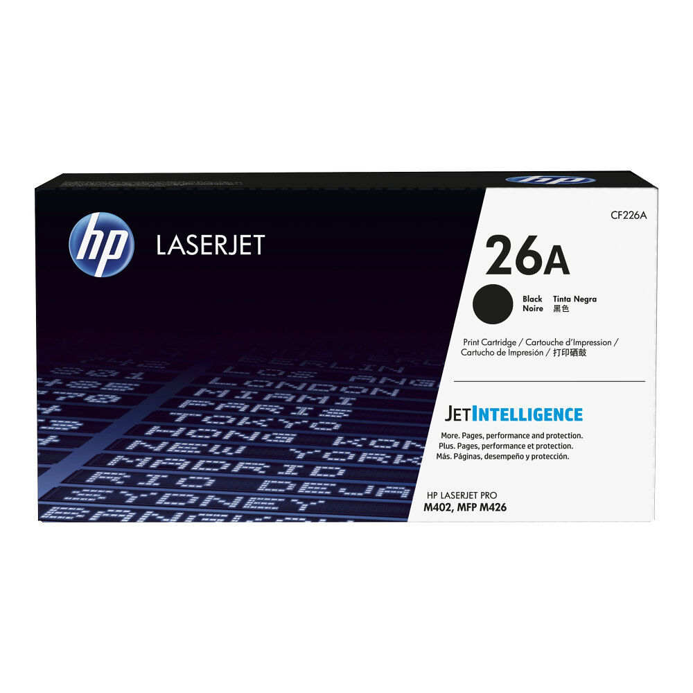 Hewlett-Packard HP 26A - svart - original - LaserJet - tonerkassett (CF226A)