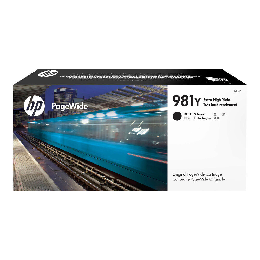 Hewlett-Packard HP 981Y - Extra lång livslängd - svart - original - PageWide - bläckpatron