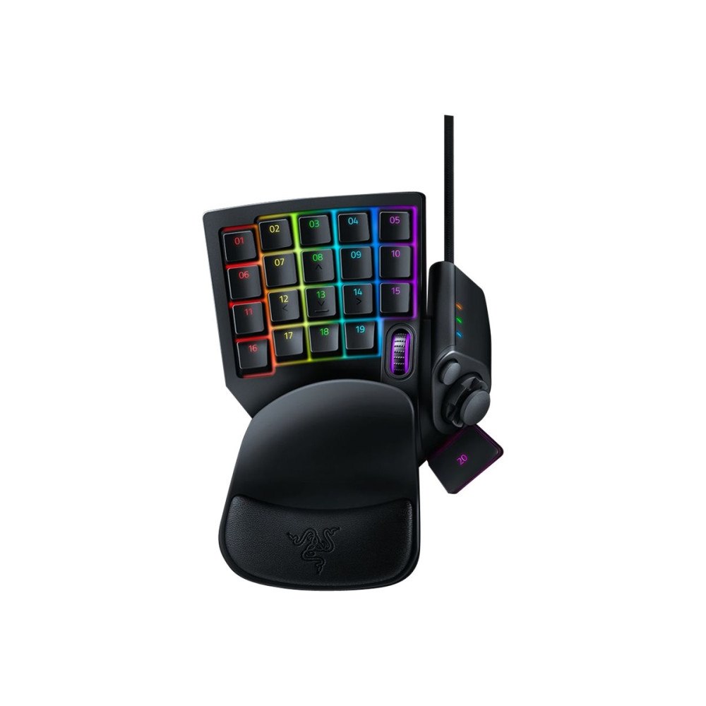Razer USA Razer Tartarus V2 - tangentsats - med rullningshjul, 8-way directional thumbpad Inmatningsenhet